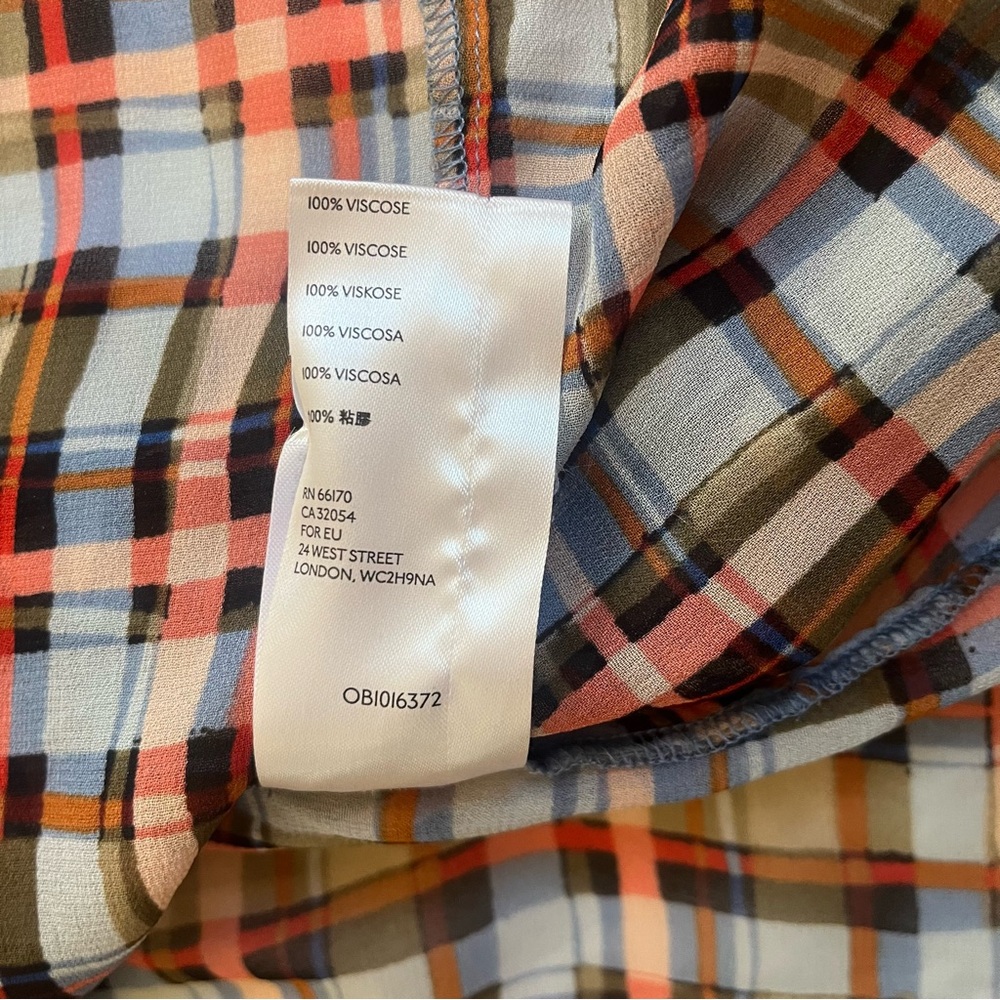 Anthropologie Ruffled Wrap Blouse, Size 0 - Picture 8 of 8